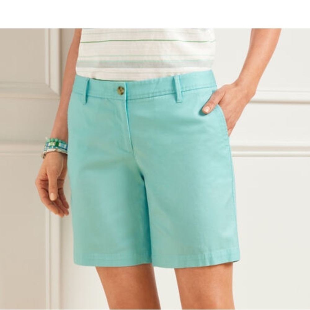 EUC TALBOTS Black Relaxed Chino Shorts Sz 12. No flaws, just too big for me. - Picture 8 of 10
